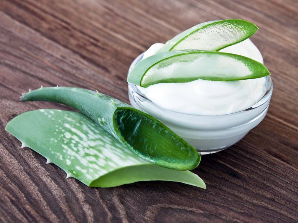 Creme mit Aloe vera